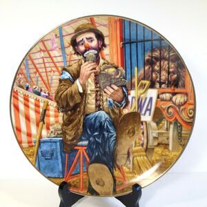 Emmett Kelly Collector Plate The Greatest Clowns of the Circus R Weaver 1982 8"